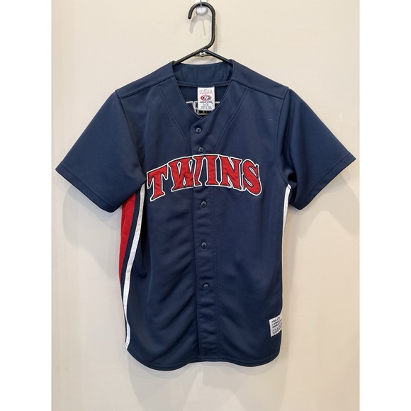 MLB True Fan Other - Vintage Majestic Minnesota Twins Johan Santana Sewn‎ On Jersey Youth Sz L  12-14